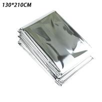 Emergent Blanket Thermal Outdoor Survive First Aid Kit Rescue Space Foil Camp Hike Mountaineer Bug Out Bag Heat Retain