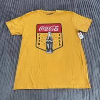 Coca Cola T-Shirt Adults Gold Promo Classic Coke Shirt Sleeve Short Sleeve M