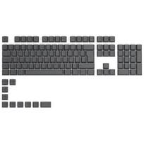 Klaviatūra Glorious GPBT Keycaps – 115 PBT Tastenkappen, ISO, ES-išdėstymas, Juodas Ash