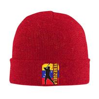 Venezuelan Baseball Player Venezuela Flag Baseball Fans Beanie Hats Street Knit Hat Autumn Outdoor Sport Caps Warm Bonnet Hats One Size