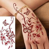 1 Sheet Ocean Turtle Whale Manta Temporary Tattoos For Women Hand Clavicle, Temp Fake Tattoo Stickers Waterproof Realistic Tatoo China Mainland