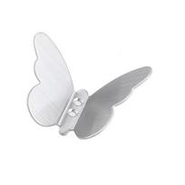 Stainless Steel Butterfly Shaped Wall Hanger Gold/Silver/Black Sturdy Towel Hangers Anti-rust Three-dimensional Key Holder Rack sidabras