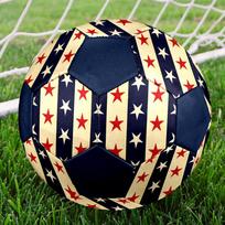 1pc Stars Stripes Soccer Ball Size 5 Football Machine Sewn Indoor/Outdoor Universal Football Q83 Size 5