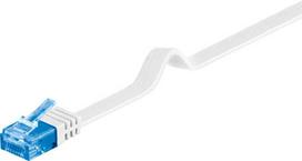 Goobay Kabelis LAN Patchcord CAT 6A UTP FLAT balta 7m