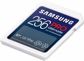 Atminties kortelė Samsung PRO Ultimate SDXC 256GB UHS-I U3 [Rašymas 130MB/s Skaitymas 200MB/s]