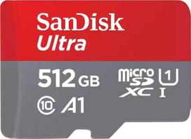 Atminties kortelė SanDisk Ultra Micro SDXC 512GB Class 10 UHS-I/U1 A1 kortelė (SDSQUAC-512G-GN6FA)