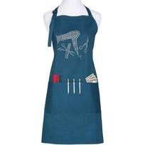 Large Size Barbershop LOGO Stick Imitation Diamond Kitchen Home Hair Salon Pockets Adult Bib Waist Adjustable Strap Aprons