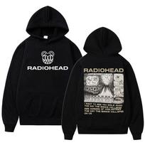 Madingi „Radiohead“ gobtuvai vyrams ir moterims, megztiniai, dideli drabužiai, harajuku megztinis, grunge, berniukai ir mergaitės, gatvės apranga, moteriški viršutiniai drabužiai S