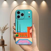D-David Art H-Hockney For iPhone 12,14,13,15,8,7,16,11,17,X,Mini,Plus,Pro,XR,SE,XS,Max,Soft Silicone Black Case iPhone13PROMAX