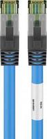 Goobay RJ45 pataisinis kabelis (CAT 6A, 500 MHz) su neapdorotu CAT 8.1 S/FTP kabeliu, - Kabelio ilgis 15 m