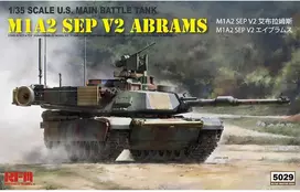 RFM M1A2 SEP V2 Abrams JAV pagrindinis kovos tankas 1/35 plastikinis modelis