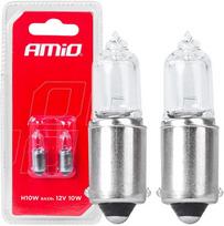 Halogeninės lemputės H10W 12V 10W BAX9S 2vnt. blisterinėje pakuotėje amio-03356