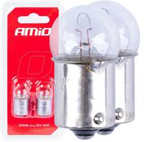 Halogeninės lemputės R10W BA15S 12V 2vnt. blisterinėje pakuotėje amio-03350