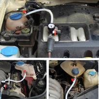 Automobilio aušinimo radiatoriaus slėgio testeris, vandens bako detektoriaus tikrinimo įrankių remonto rinkinys