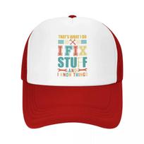 Individuali Madinga Unisex Kepuraitė I Fix Stuff Trucker Kepuraitė Suaugusiems Mechanikui Inžinieriui Dovana Reguliuojama Beisbolo Kepuraitė Apsauga Nuo Saulės Trucker Kepuraitė One Size