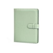 For Fujifilm Instax Wide Film Wide300 400 Camera 80 Pockets Pure Color PU Leather Photos Album Binder Photo Album Foto (Green,20 Pages) žalia