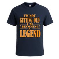 Aš nesenstu juokinga legenda dovana grafinis vyriškas marškinėlis naujoviška dovana marškinėlio viršus 2XL black