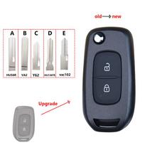 Atnaujinimas Modifikacija Automobilio Raktų Dėklas Korpusas Renault Dacia Logan Sandero Lodgy Dokker Duster Megane 4 3 Captur Symbol (as the picture,upgrade for 2 button)