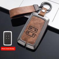 Leather Car Key Cover For Renault Austral Kadjar Clio Megane Captur Arrana Kolaos Zoe Scenic Dacia Sandero Duster Logan Jogger