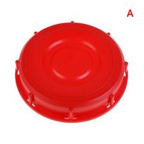 Red IBC Lid Water Liquid Storage Tank Fitting Plastic Cover Cap Adaptor