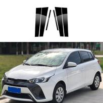 Automobilio statramsčio lipdukai Toyota Yaris Vios XP150 5 durų hečbekui 2014 2015 2016-2022 2023 Durų langų apdailos dangteliai BC statramsčio lipdukai