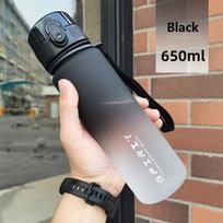 650/1000ml Sports Water Bottle Leakproof Tritan Plastic Cup with Handle Strap for Gym Running, BPA Free Lightweight Hydration Bottle 650ml juoda