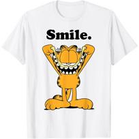 Garfield Classic Smile T-Shirt S balta