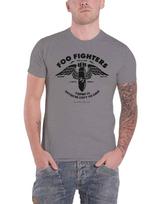 Foo Fighters T Shirt Nothing left to Lose Stencil Band Logo Official Mens Grey Unisex T-Shirt L