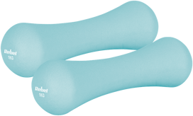 Ketaus neopreno hanteliai 2x1kg, REBEL ACTIVE