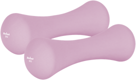 Ketaus neopreno hanteliai 2x2kg, REBEL ACTIVE
