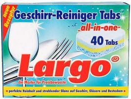 Indaplovių tabletės LARGO All in one 40vnt