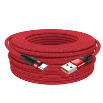 USB TYPE C Cable 5A Super Fast Charge Cable for iPhone 15 16 17 Full range Huawei Samsung oppo oneplus Universal USB C Extension 1m raudona