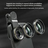 Profesionali 4K HD makro 17MM 135MM makro veidrodinė dviguba makro juvelyrikos išmaniojo telefono kameros su AF fokusavimo režimu fotografijai 17-135-2 juoda
