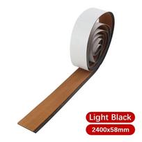 2400*58 MM Boat EVA Foam Floor Mat Boat Flooring Yacht Decking EVA Foam Decking Sheet  Yacht Light Brown Black