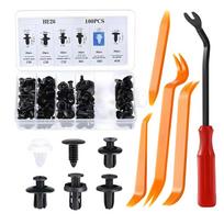 Car Push Automotive Fender Bumper 6 100 with 5 Trim Removal Universal Rivets for Maintenance with Storage Case [106-Piece Set] Rivets, Clips, Clips,