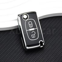 2/3 Buttons Auto Shell Fob For Peugeot 107 207 307 308 407 607 3008 5008 For Citroen Xsara C5 C6 C8 Tpu Car Flip Key Case Cover