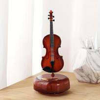 Creative Rotating Music Box Guitar Violin Saxophone Pipa Instrument Eight Tone Box Festival Gift Graduation Season Gift