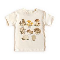 Kids Wild Forage Mushrooms Shirt - Educational Fungi Guide Unisex, Adult, Youth Graphic Tee 150
