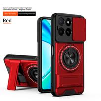 For Honor 400 Smart Case Honor X7D Cover x7d Phone Case Magsafe Magnetic Fold Holder Military Armor Camera Protection Cover Honor 400 smart