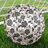 1PC Black White Floral Soccer Ball Size 5 Football Machine Sewn Indoor/Outdoor Universal Football W13 Size 5