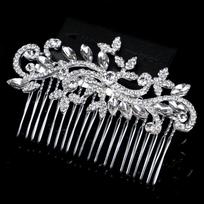 Elegant Handmade Crystal Rhinestone Women's Hair Comb Bride Headwear Banquet Ceremony Daily Versatile Jewelry Hair Hoop Hairpin