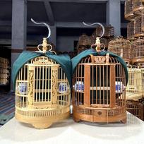 Rankų darbo didelis bambukinis paukščių narvas Yunnan Guizhou strazdui Mynai Natural Earth Cage 30CM + Empty No Accessories