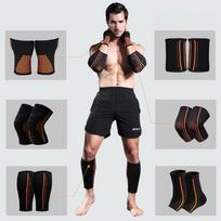 Knee Pads, Wrist Pads, Elbow Pads, Calf Pads, Ankle Pads, Palm Pads, Men's and Women's Basketball Fitness Protective Gear Set 6-piece set