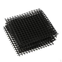 Drenažinis tinklelis Gėlių vazono įrankiai Sodo Bonsai vazono tinklelis 5 .2 x 5.2 cm 10 pcs black