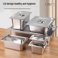 Commercial Stainless Steel GN 1/6 Food Pan Lid