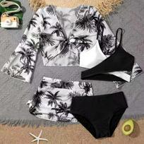 Ladies' Fashionable Swimwear - Strapless One-piece Swimsuit 130 juoda