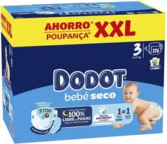 DODOT STAGES XXL size 3 diapers 6-10 kg 176 units