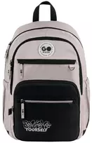 Mokyklinė kuprinė TEENS, GoPack, 18 L, 620 g, smėlio sp.