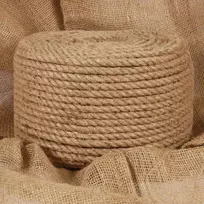 Juto virvė 10 vnt. 2 mm Natūrali 100% Tossa jutas