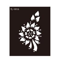 xiaobudian Henna Tattoo Stencil, Reusable DIY Tattooing Template, Floral Animal Patterns Stencil for Indian Temporary Tattoos Music Festivals Body Art P